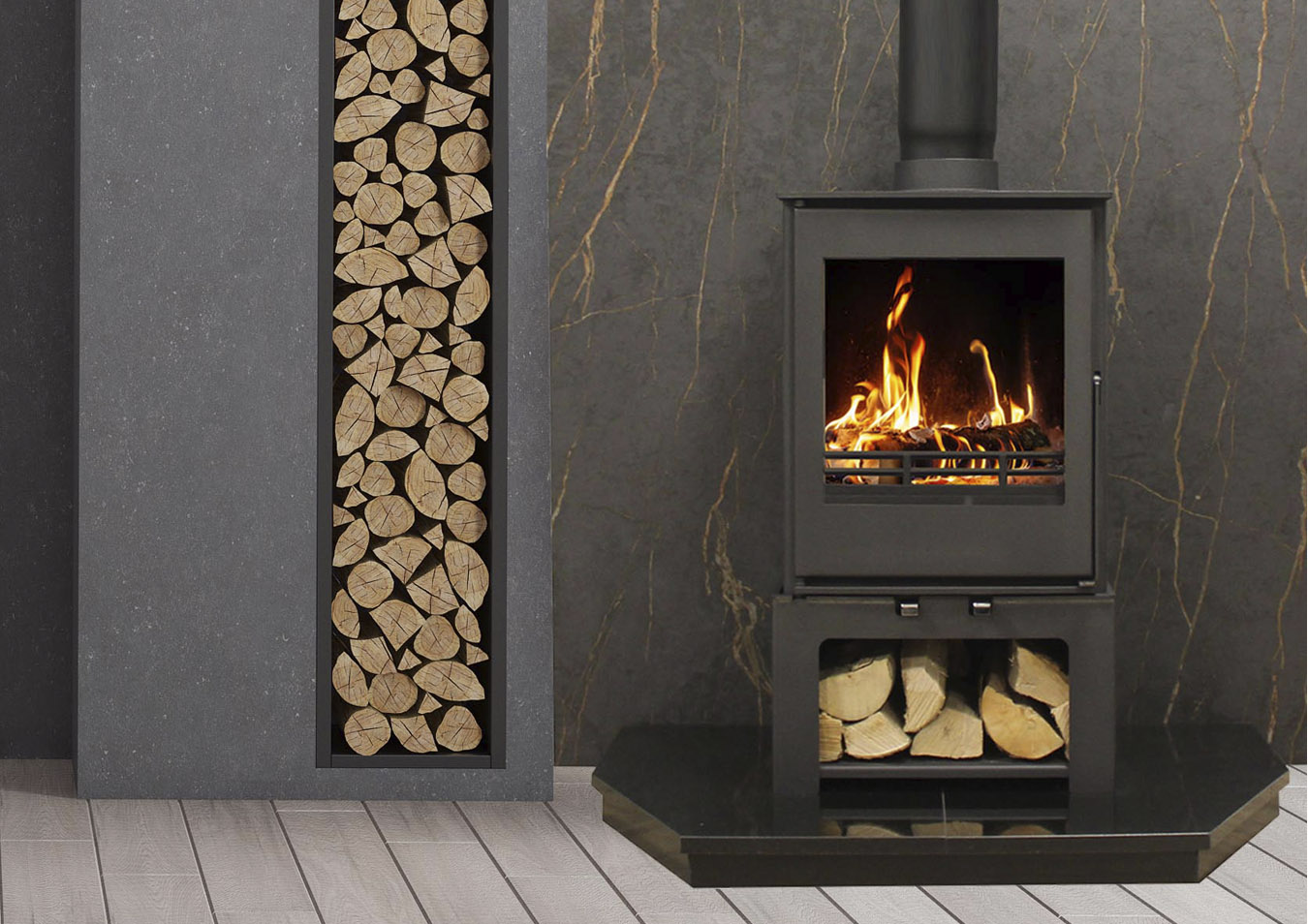 Firewarm Steel Stove Fires